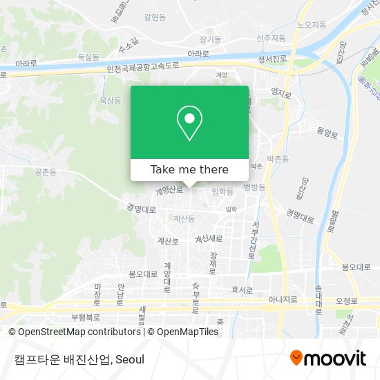 캠프타운 배진산업 map