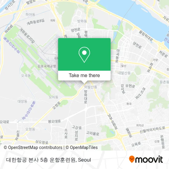 대한항공 본사 5층 운항훈련원 map