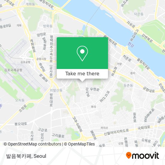 발음북카페 map