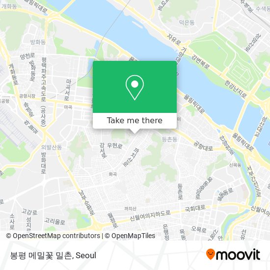 봉평 메밀꽃 밀촌 map