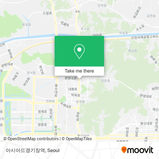 아시아드경기장역 map