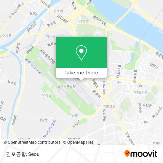 김포공항 map