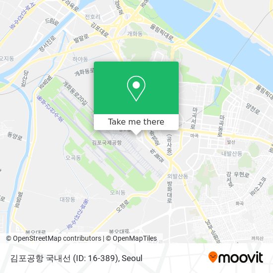 김포공항 국내선 (ID: 16-389) map