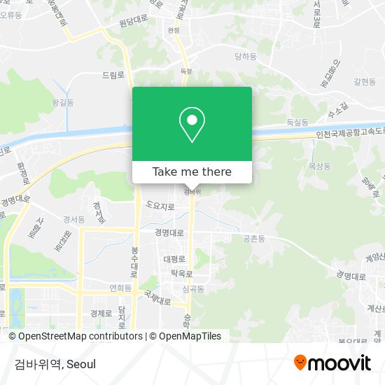 검바위역 map