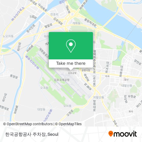 한국공항공사 주차장 map