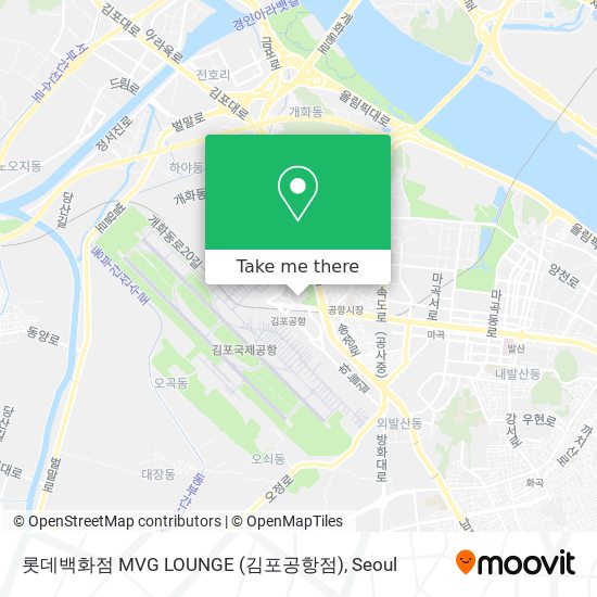 롯데백화점 MVG LOUNGE (김포공항점) map