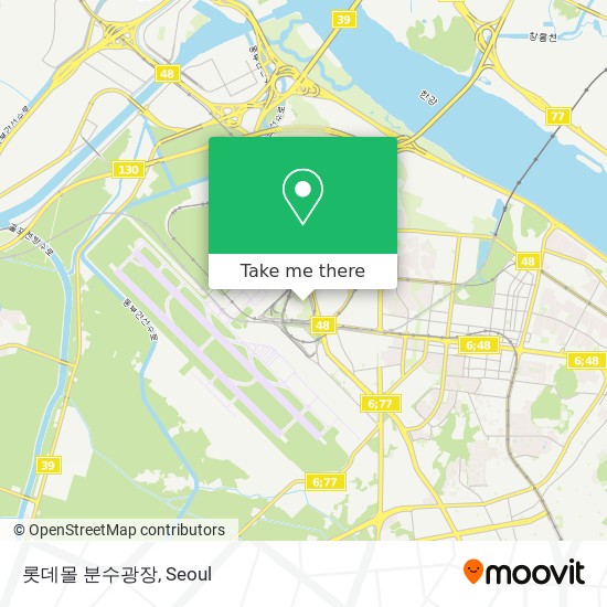 롯데몰 분수광장 map