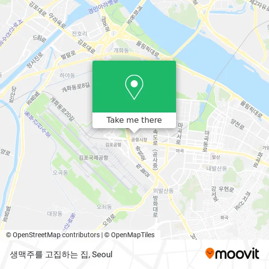 생맥주를 고집하는 집 map