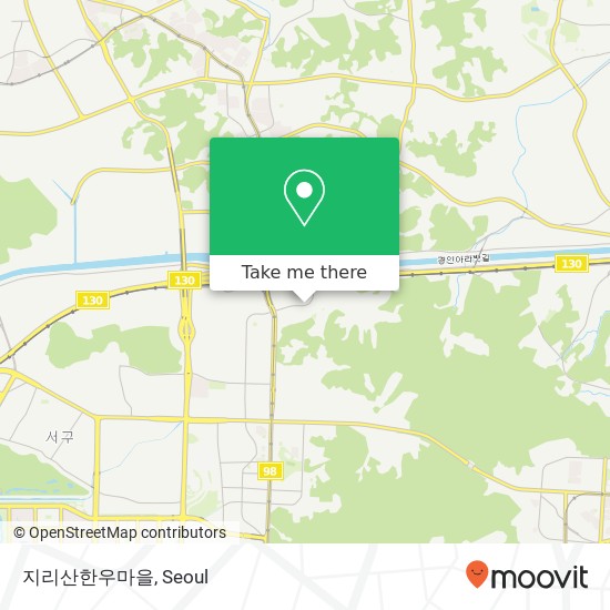 지리산한우마을 map