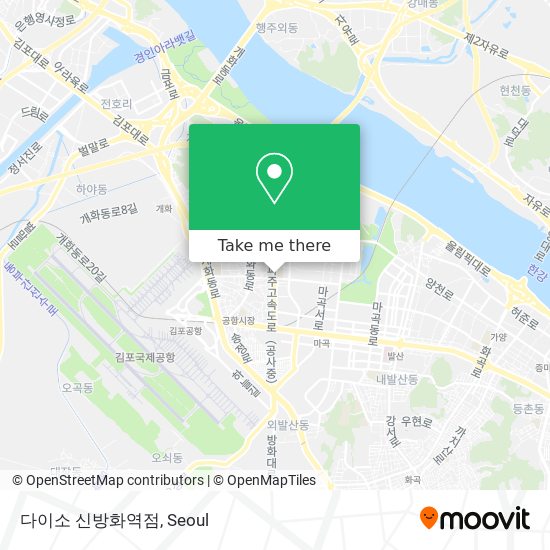 다이소 신방화역점 map