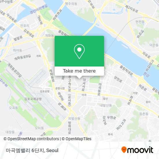 마곡엠밸리 6단지 map