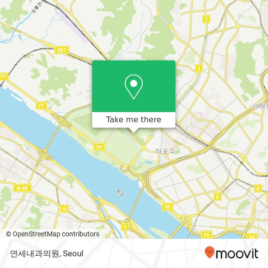 연세내과의원 map