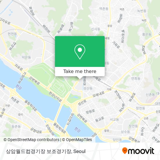 상암월드컵경기장 보조경기장 map