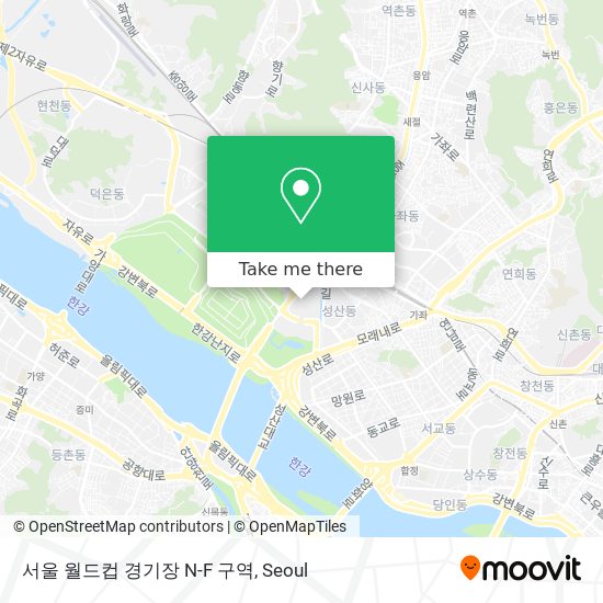 서울 월드컵 경기장 N-F 구역 map