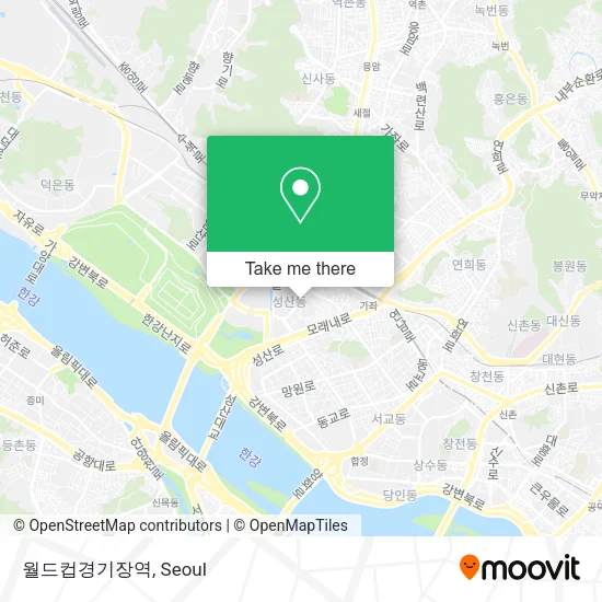 월드컵경기장역 map