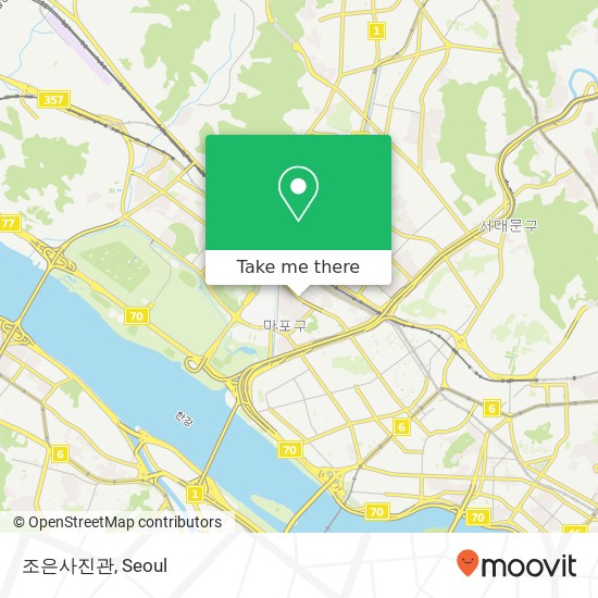 조은사진관 map