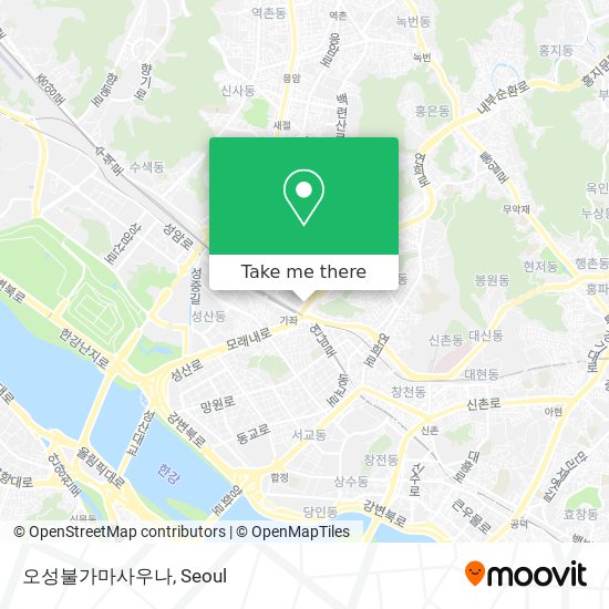 오성불가마사우나 map
