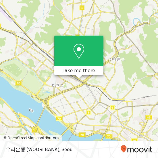 우리은행 (WOORI BANK) map