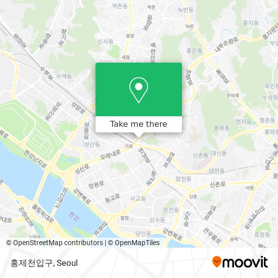 홍제천입구 map