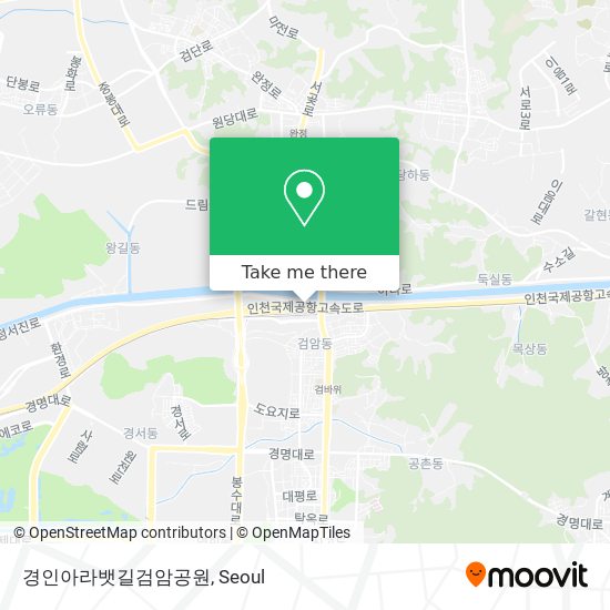 경인아라뱃길검암공원 map