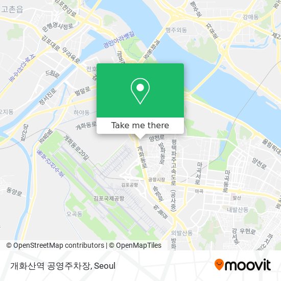 개화산역 공영주차장 map