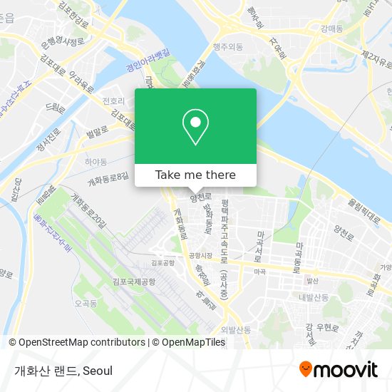 개화산 랜드 map