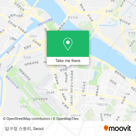 압구정 스토리 map