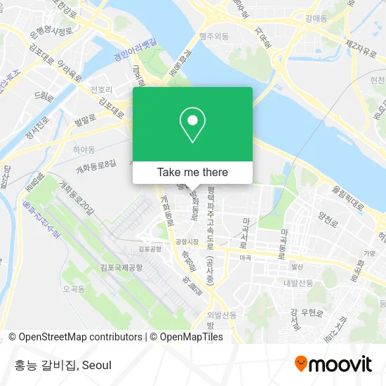 홍능 갈비집 map