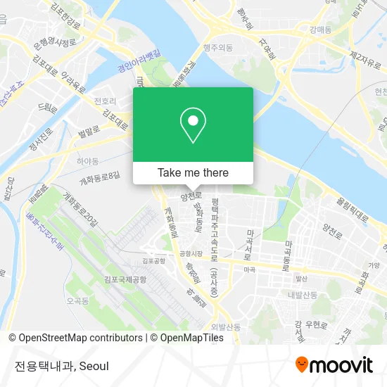 전용택내과 map