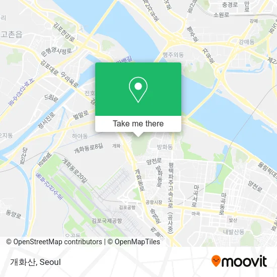 개화산 map