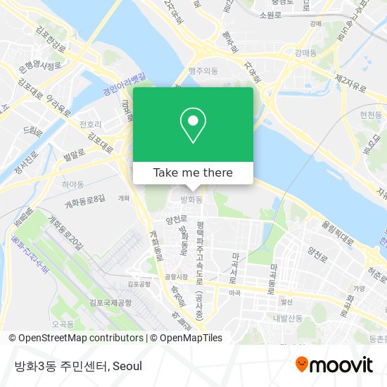 방화3동 주민센터 map