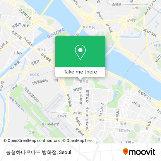 농협하나로마트 방화점 map