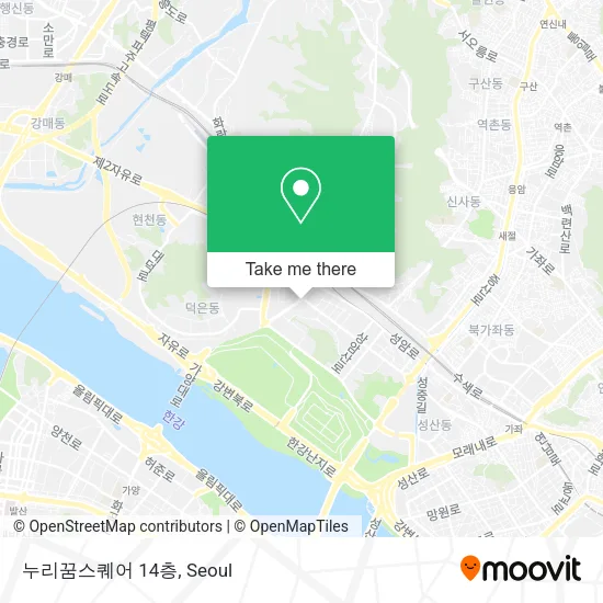 누리꿈스퀘어 14층 map