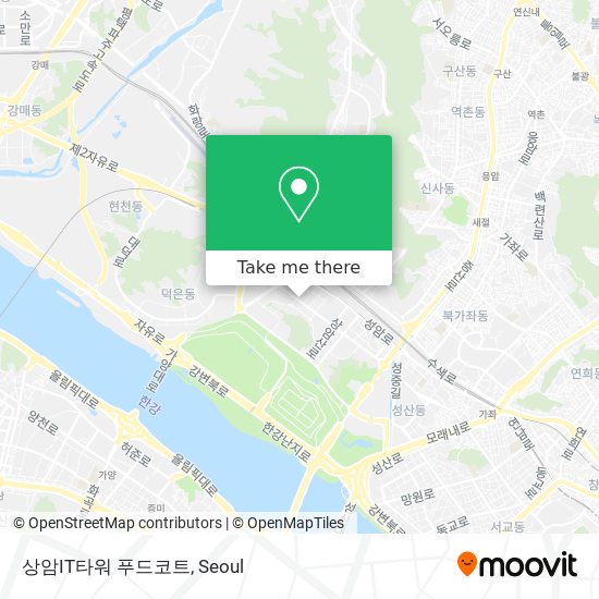 상암IT타워 푸드코트 map