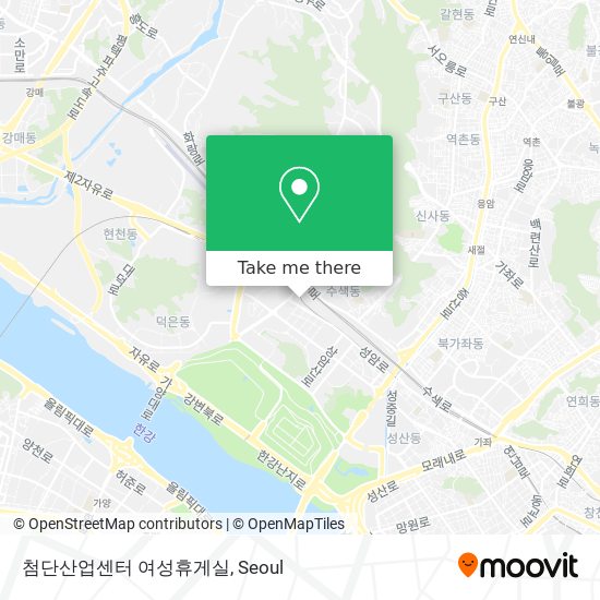 첨단산업센터 여성휴게실 map