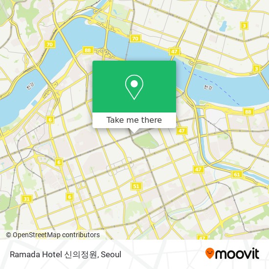 Ramada Hotel 신의정원 map