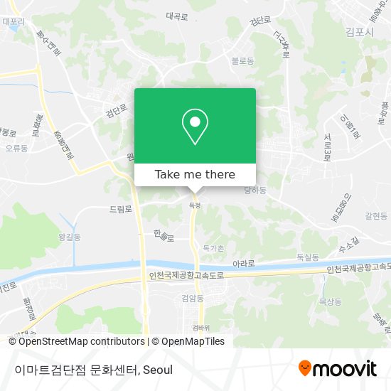 이마트검단점 문화센터 map
