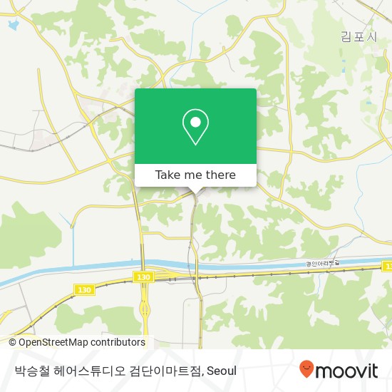 박승철 헤어스튜디오 검단이마트점 map