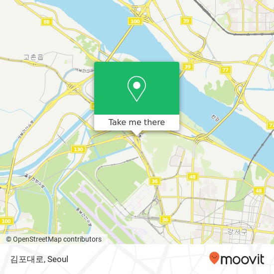 김포대로 map