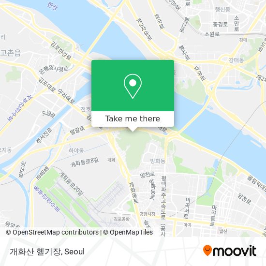 개화산 헬기장 map
