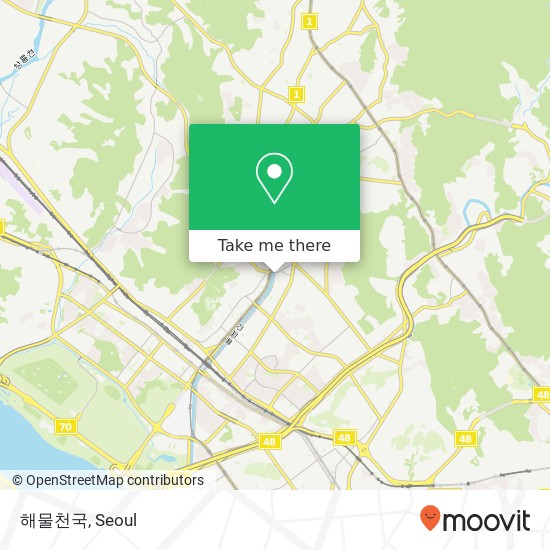 해물천국 map