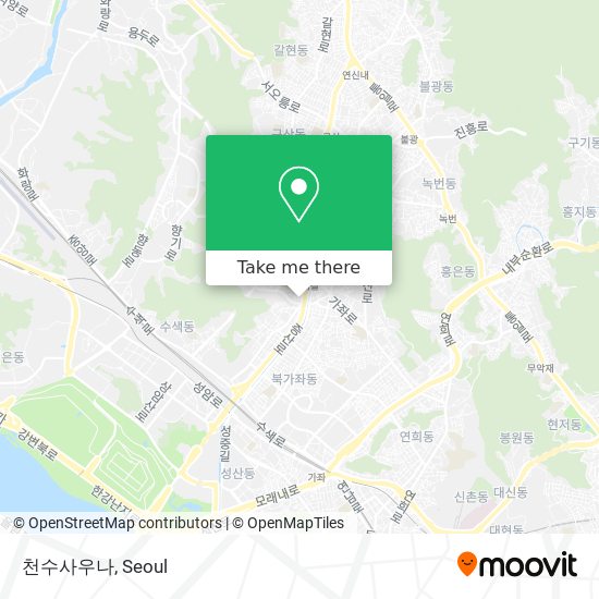 천수사우나 map