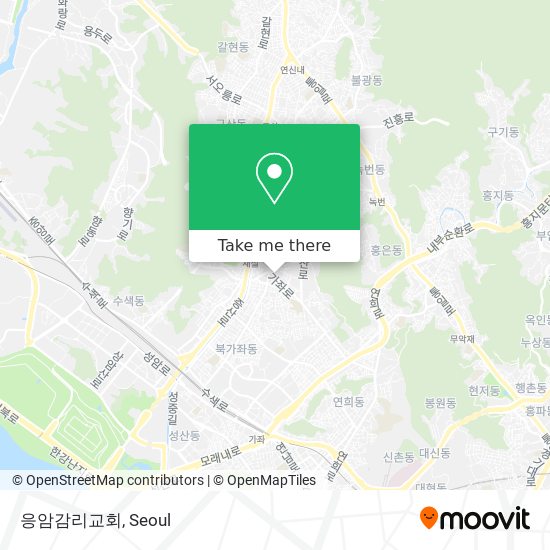 응암감리교회 map