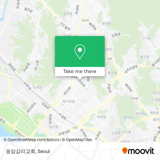 응암감리교회 map