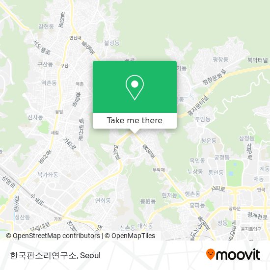 한국판소리연구소 map