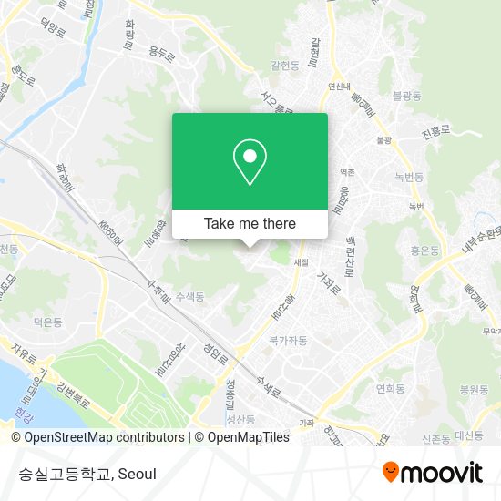 숭실고등학교 map