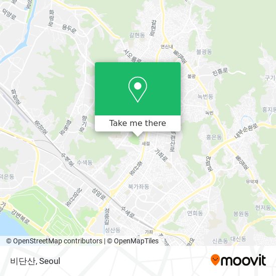 비단산 map