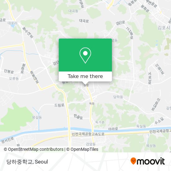 당하중학교 map