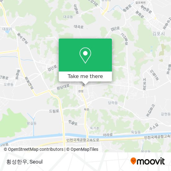 횡성한우 map