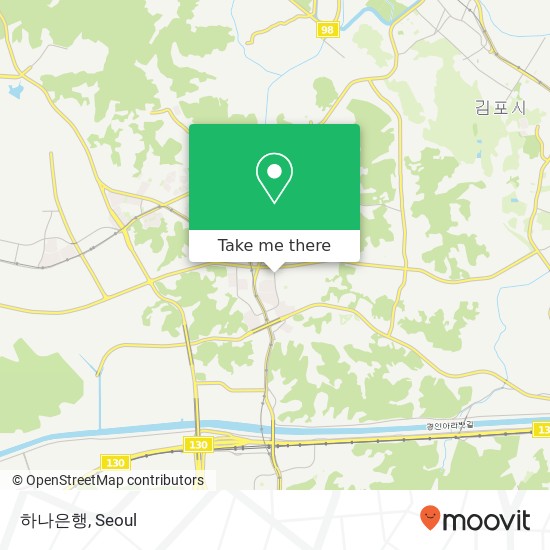 하나은행 map